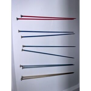 Vintage Boye Aluminum Knitting Needles Size 3